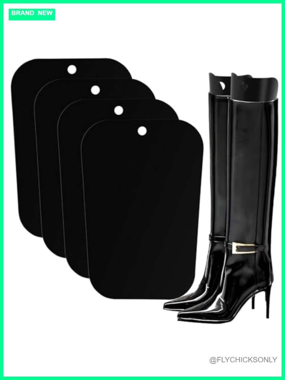 Boot Shapers Inserts for Women Men Keep Shape Tall Boots PVC 10 Pack
